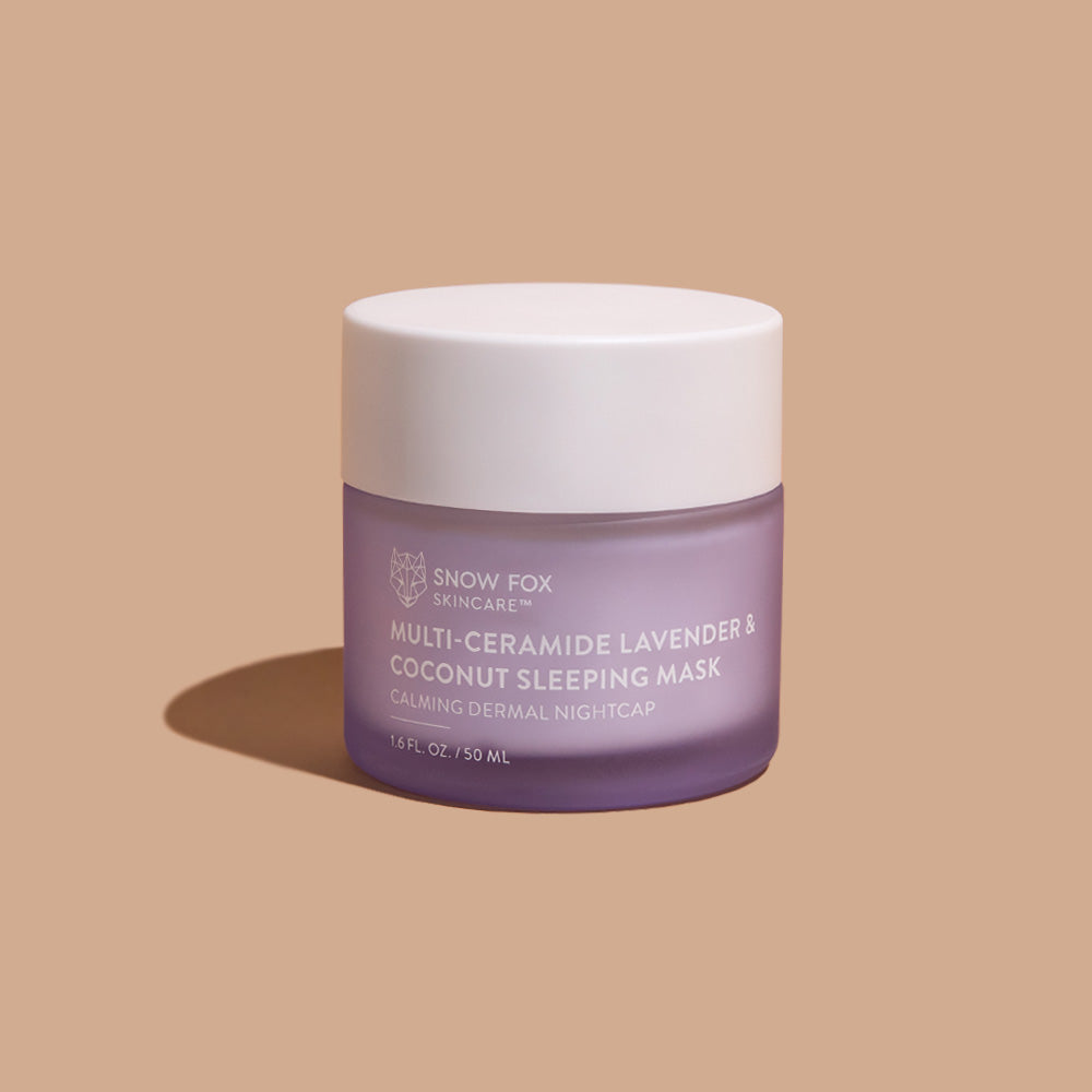 Snow Fox Skincare Multi-Ceramide Lavender & Coconut Sleeping Mask (MSRP $48)